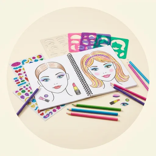 Ilustración de Crayola Creations Supercuaderno de Maquillaje