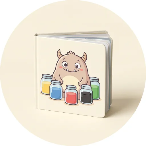 Ilustración de El Monstruo de Colores (cartoné)