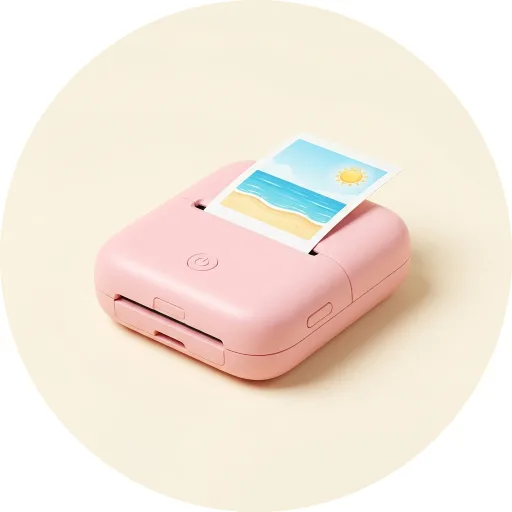 Ilustración de Impresora fotográfica para móvil instax mini Link 3