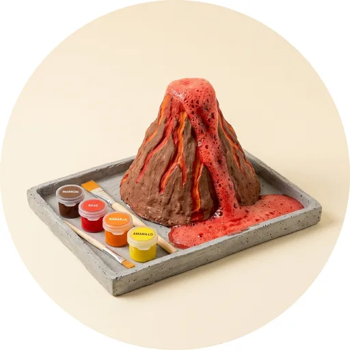 Ilustración de Kidz Labs Volcán, kit para fabricar un volcán