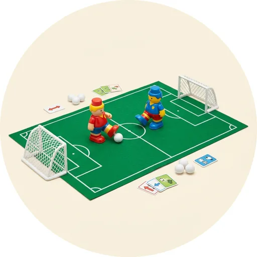 Ilustración de TIPP-KICK Junior Cup, fútbol de mesa con campo de 82 x 56 cm